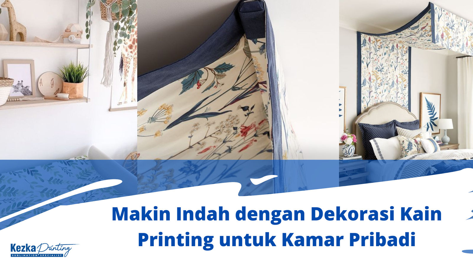 dekorasi kain printing untuk hiasan kamar