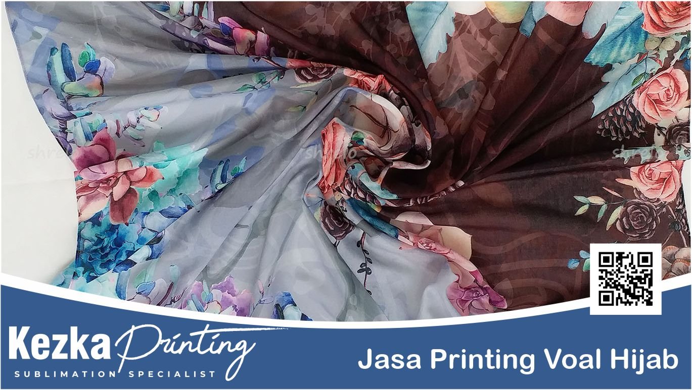 printing hijab voal