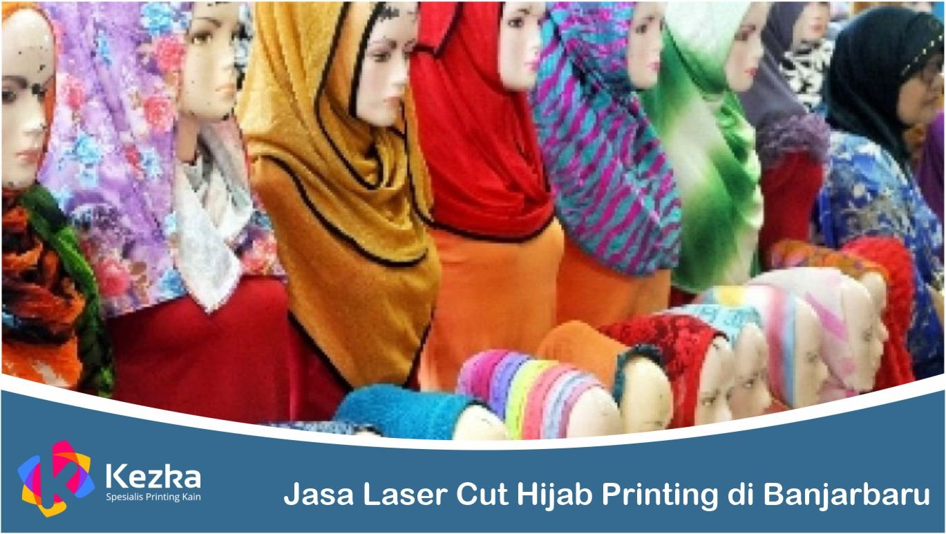 Jasa Laser Cut Hijab Printing di Banjarbaru